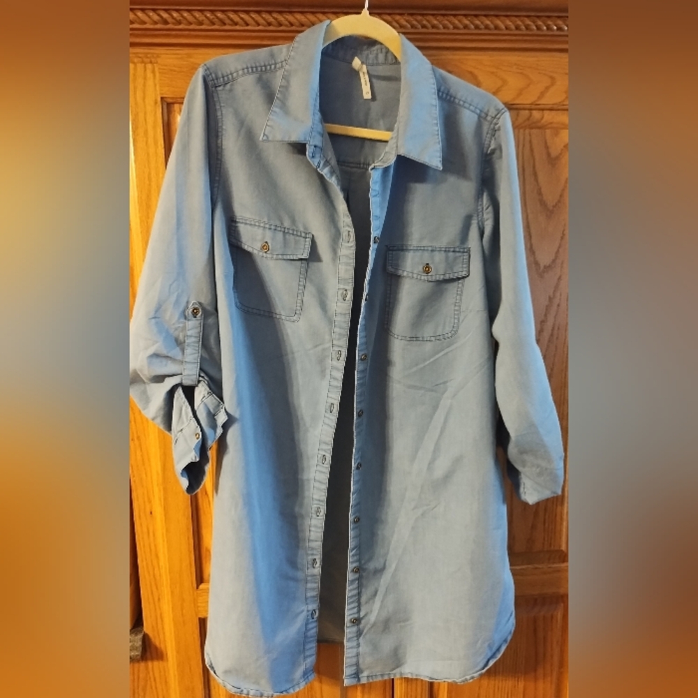 Women's Blue Denim Dress/Tunic